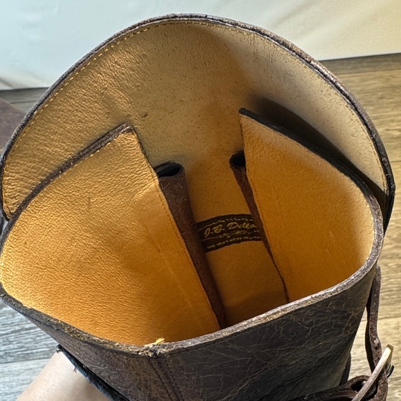 JB Dillon Brown Leather Knee-High Boots woman’s size 7.5 - Picture 10 of 15